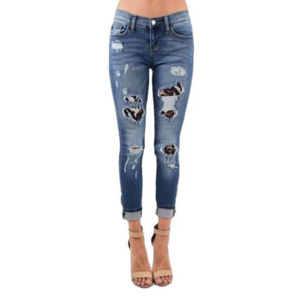 Judy Blue Animal Patch Denim